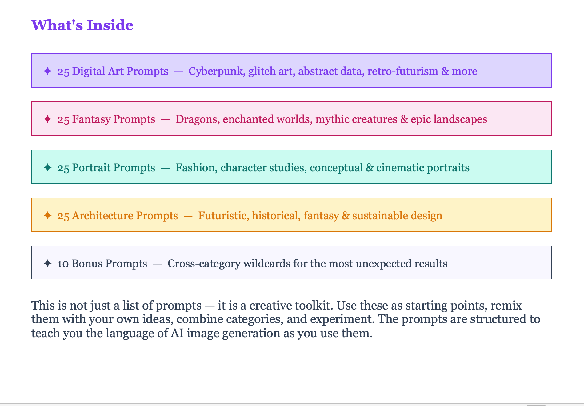 midjourney prompts pdf

