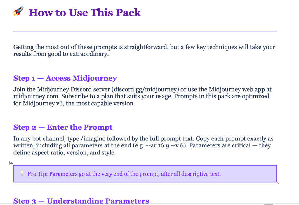 midjourney prompts pdf
