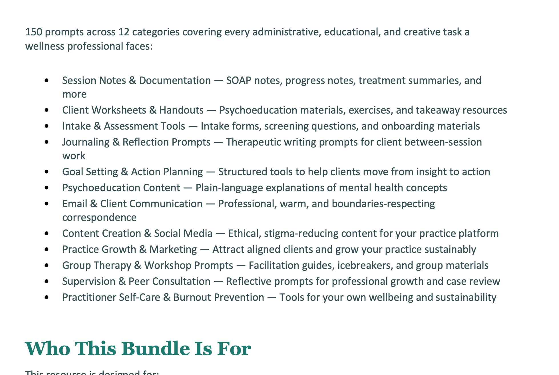 150 ChatGPT Prompts for Therapists, Life Coaches & Counselors