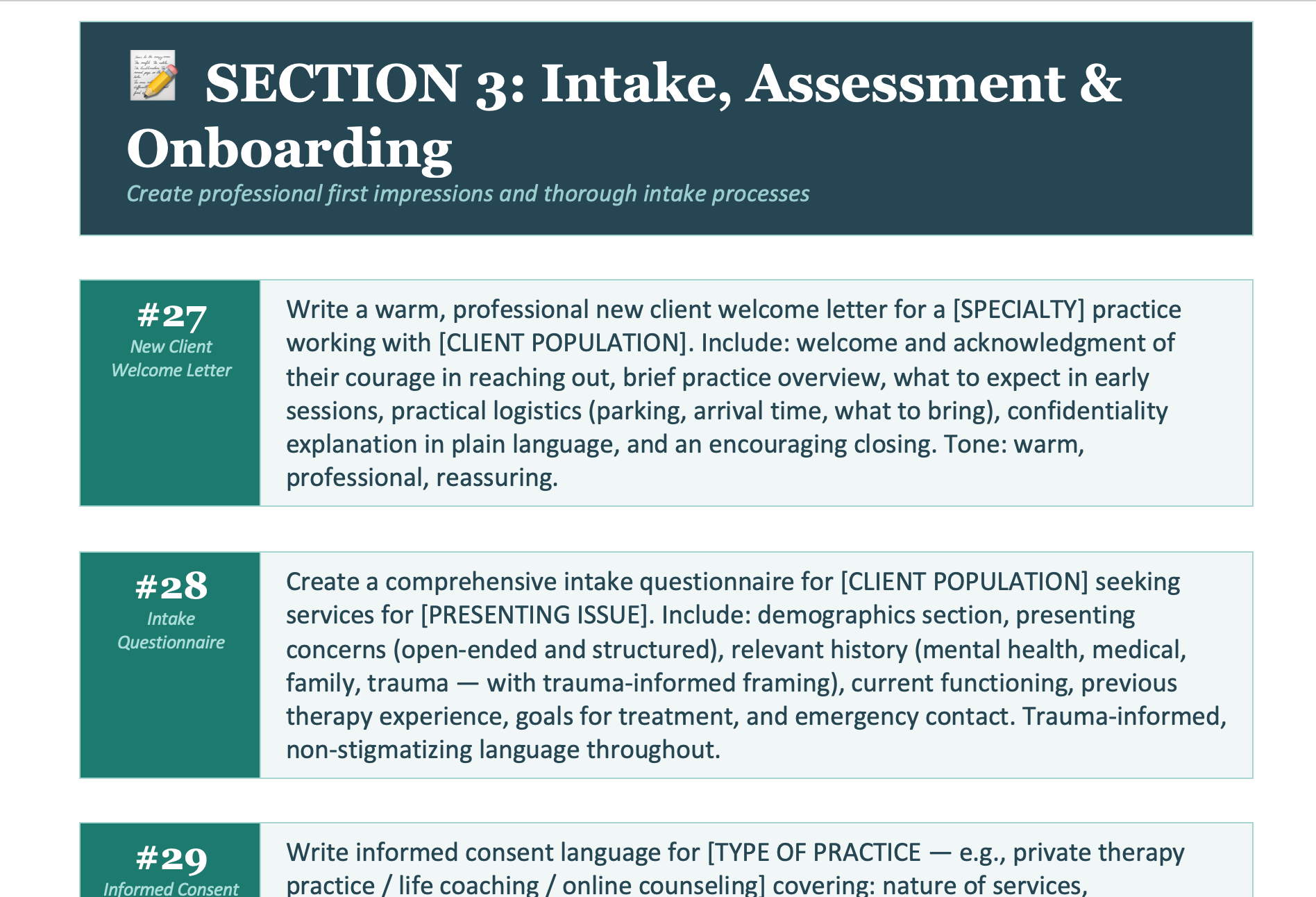 150 ChatGPT Prompts for Therapists, Life Coaches & Counselors