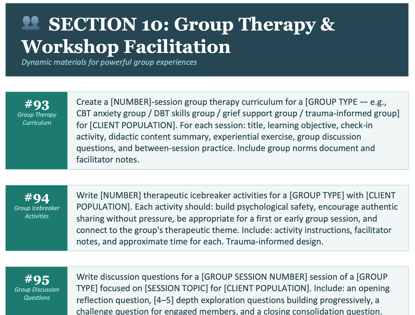 150 ChatGPT Prompts for Therapists, Life Coaches & Counselors