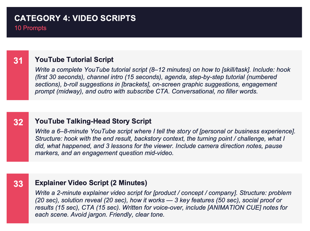 prompts for creators