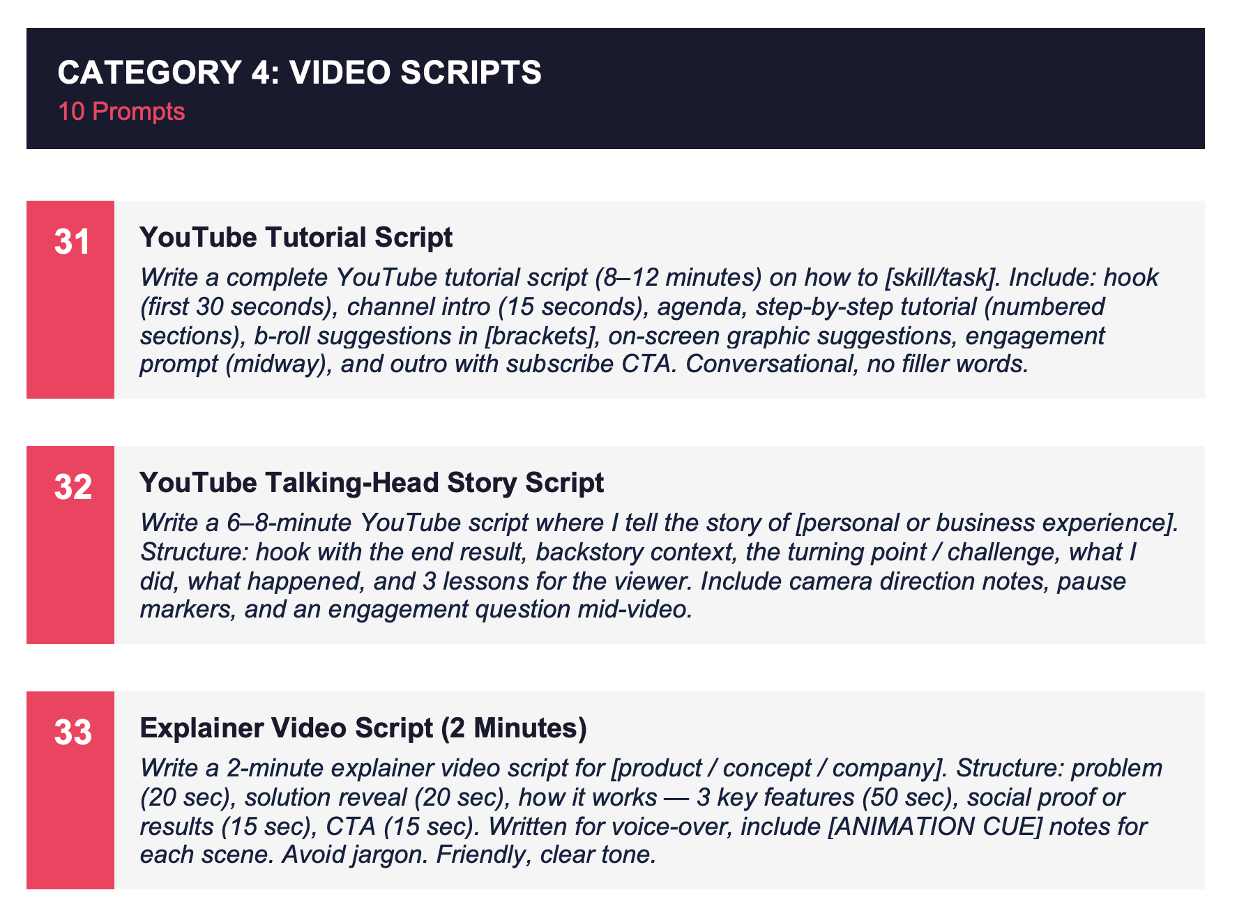 prompts for creators