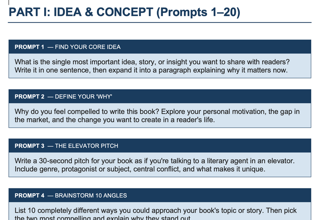 writing prompts for beginners
